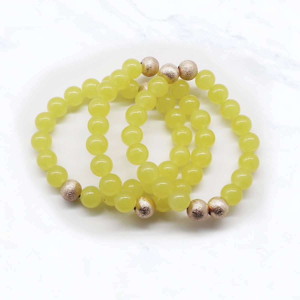 Multi Stretch Bracelet: Yellow