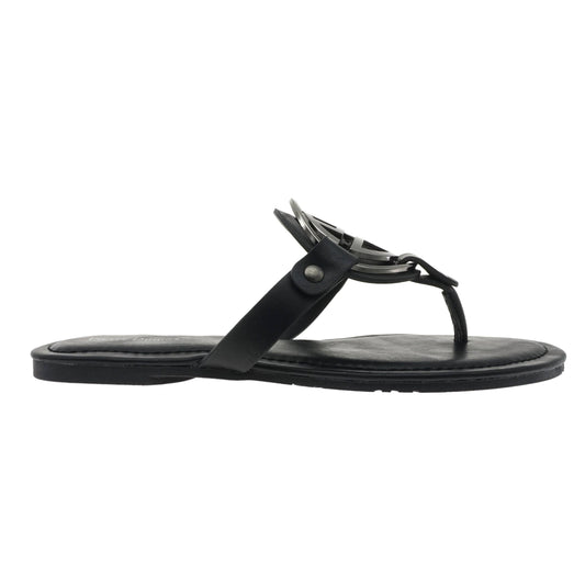 Black Emblem Sandal