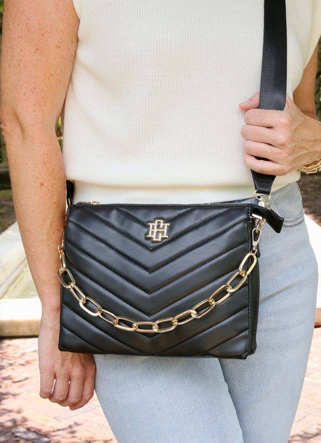 Black Ariana Crossbody