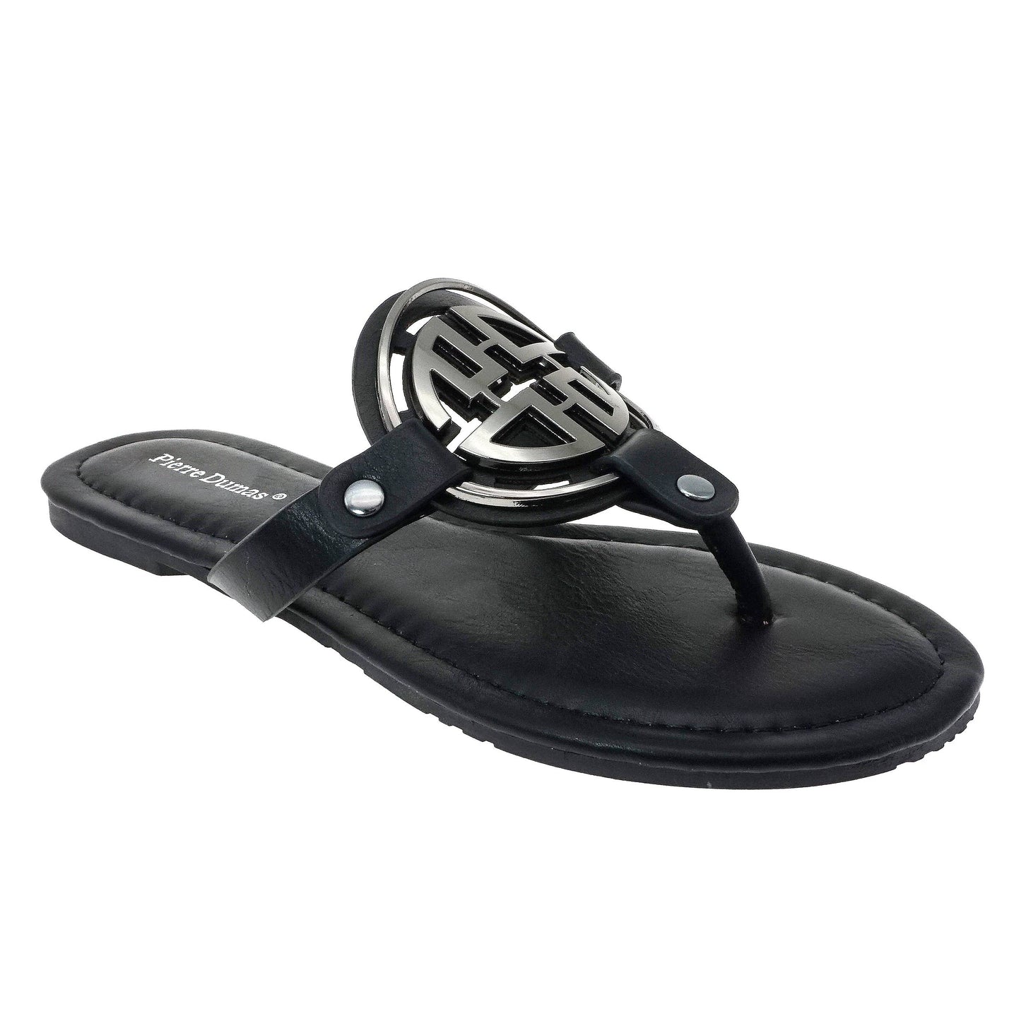 Black Emblem Sandal