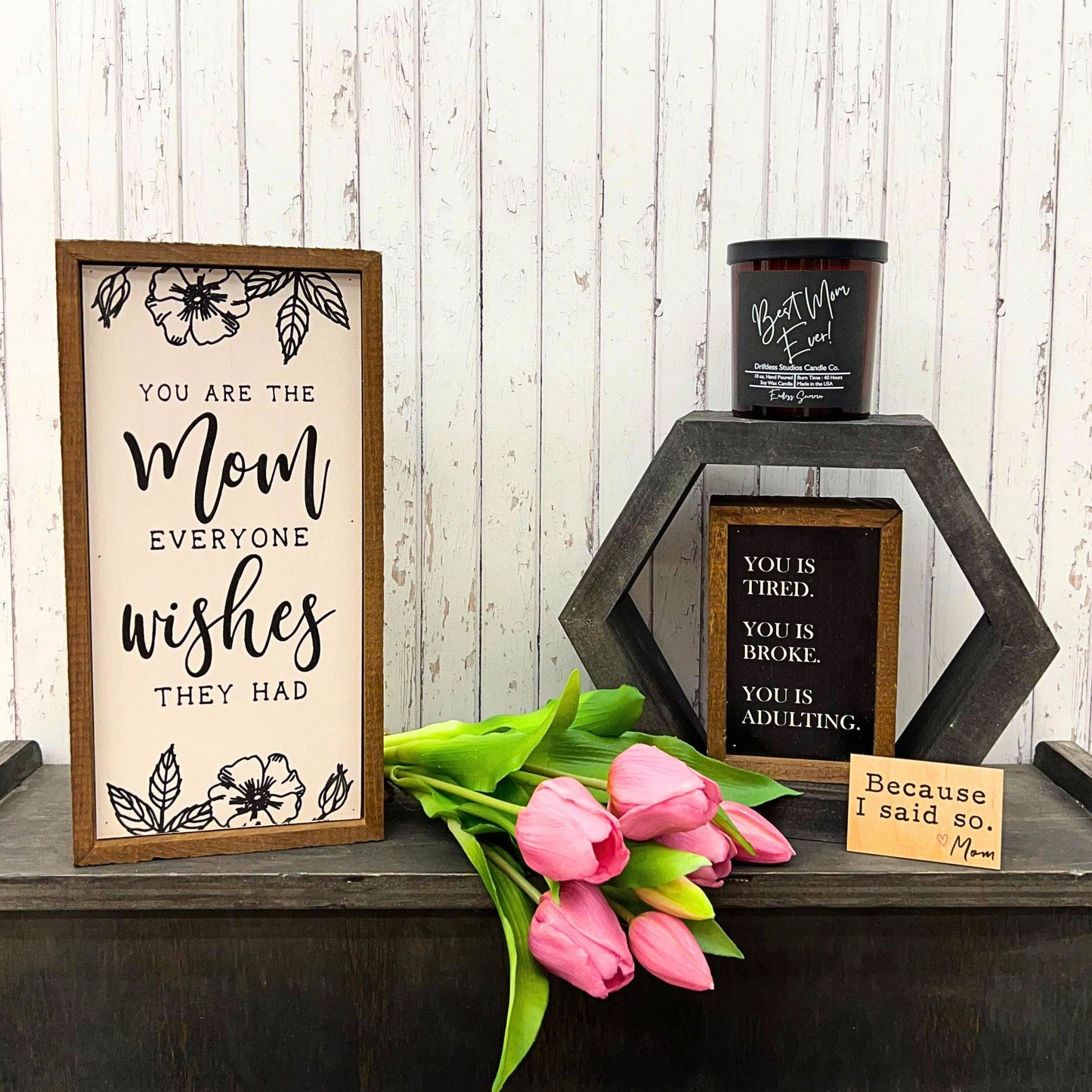 Best Mom Ever! Soy Wax Candle - Cinnamon Vanilla