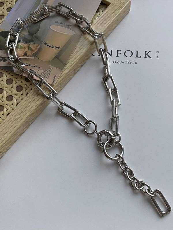 Silver Simple Chain Necklace