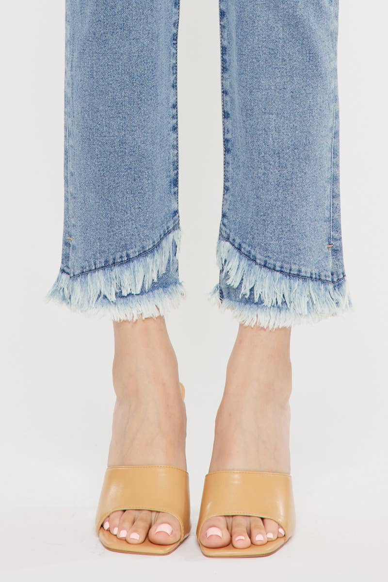 KC Double Frayed Straight Jean