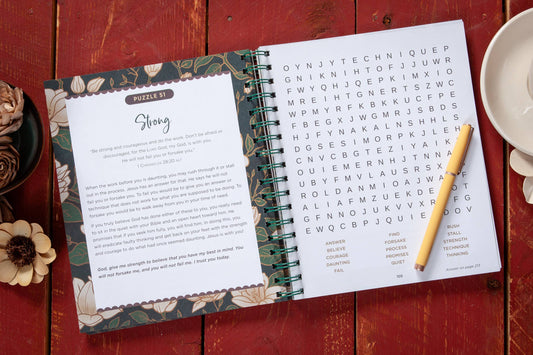 100 Days of Strength for Women (Word Search Devotional)