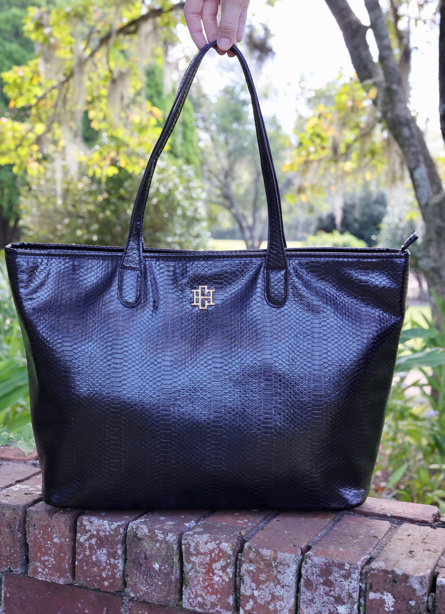 Black Daniela Large Tote