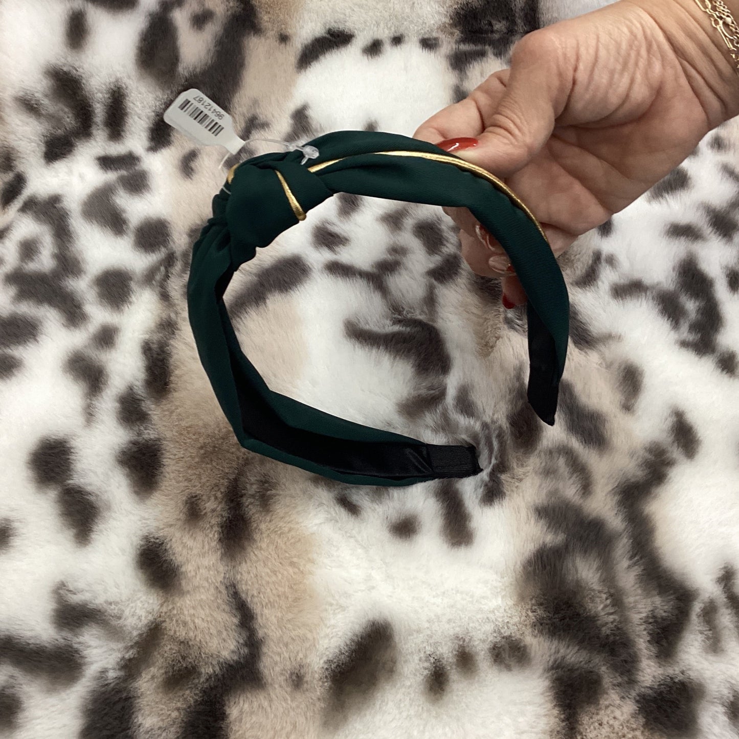 Green And Gold Headband