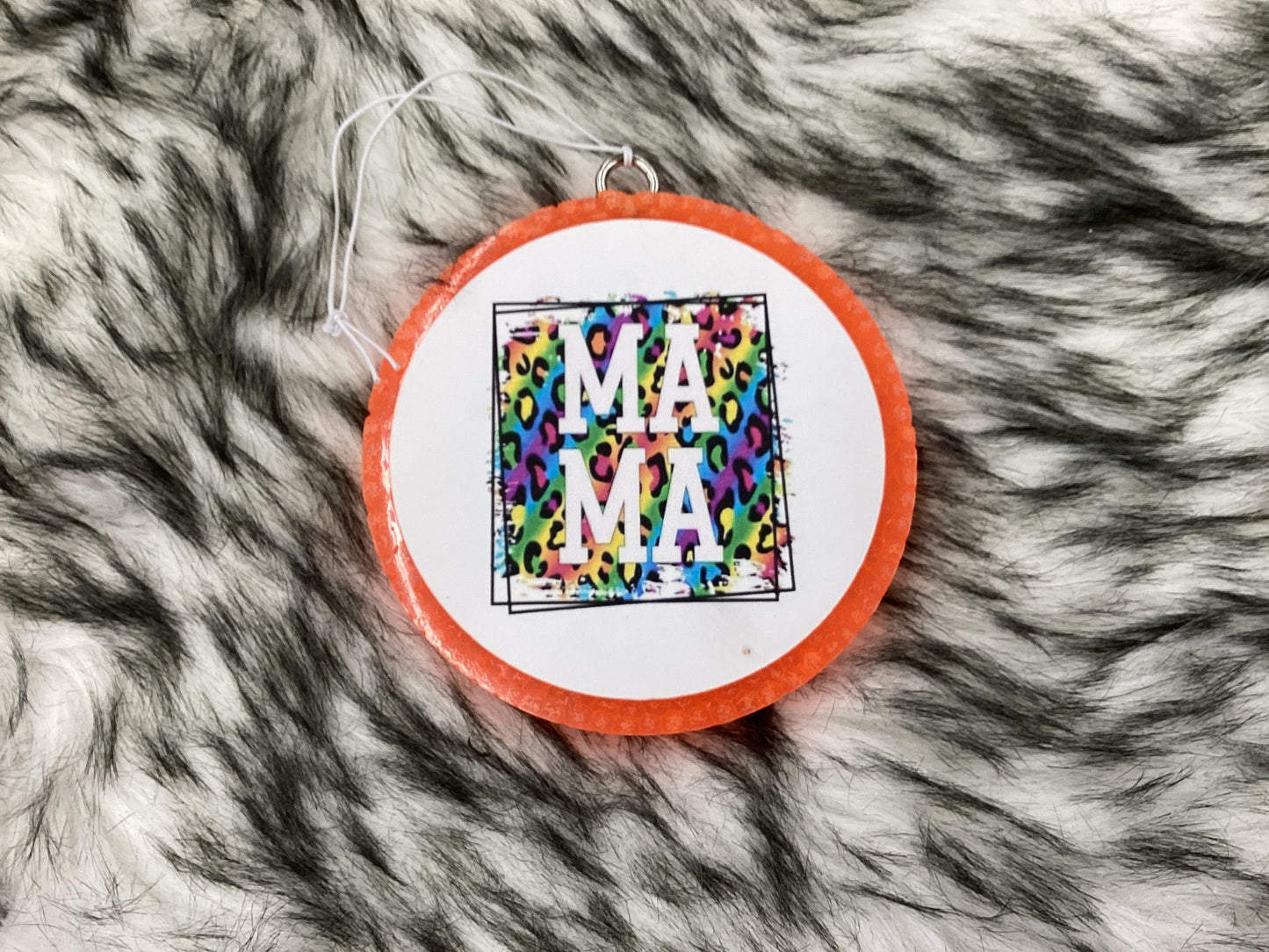 Orange Cheetah Mama Freshie (Pink Lemonade)