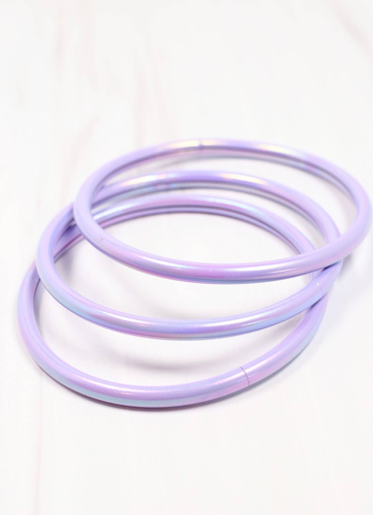 Wellesley Opalescent Bangle Set LAVENDER