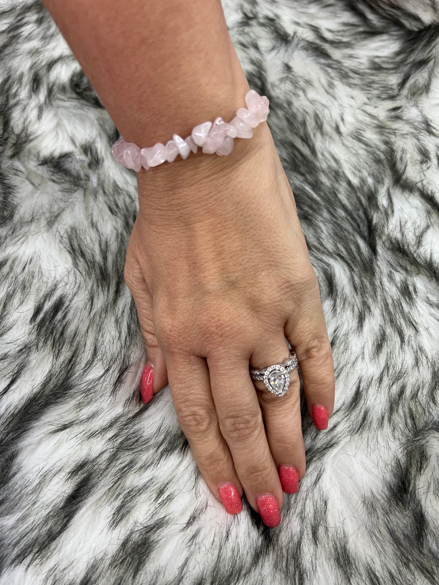 Handmade Natural Stone Stack Bracelet