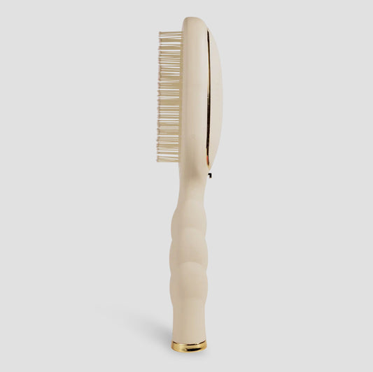 TELETIES Tan Detangler Hair Brush for Thick Hair