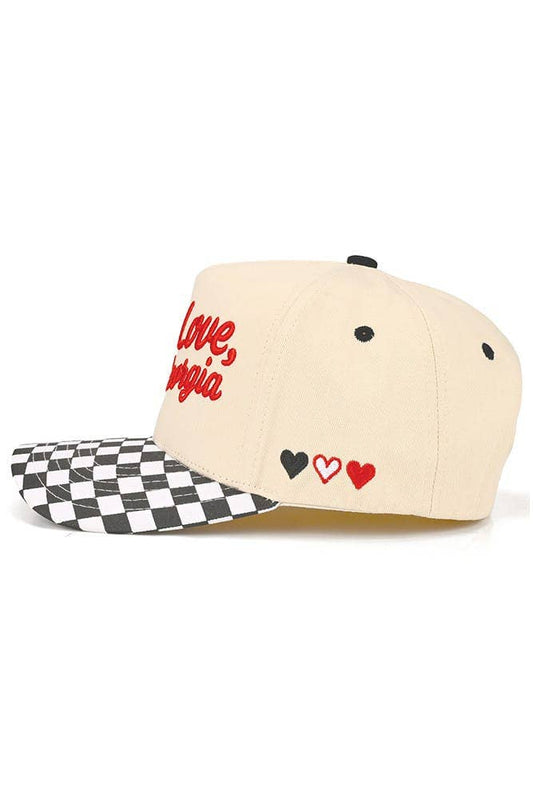 With Love, From Georgia Embroidered Hat