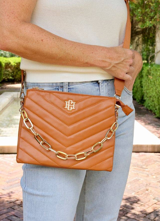 Camel Ariana Crossbody