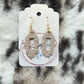 Beige Dangle Earring