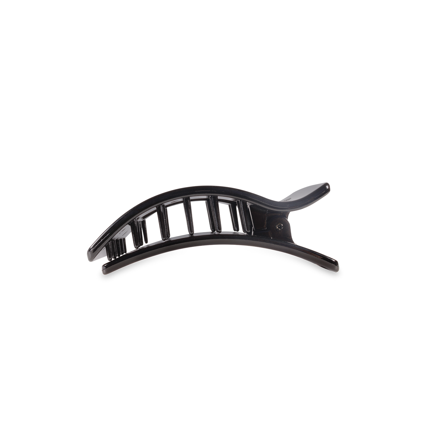 Flat Rectangle Hair Clip | Small | Jet Black