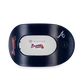 Flat Round Hair Clip | Large | Atlanta Braves