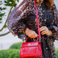 Red Patent Vivienne Handbag