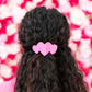 Flat Hair Clip | Small | Pink Heart to Heart