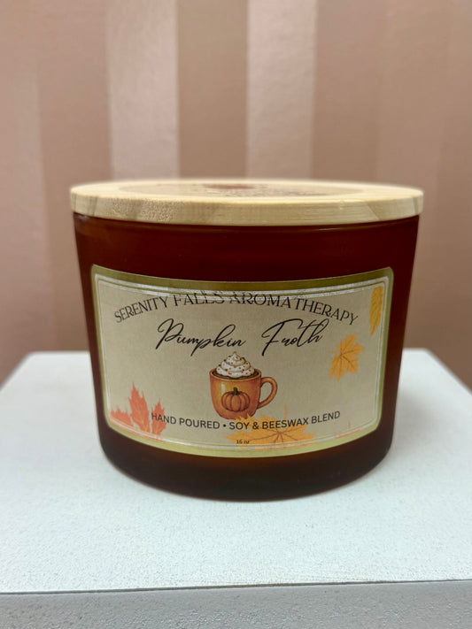 Serenity Falls Pumpkin Froth 16oz Candle