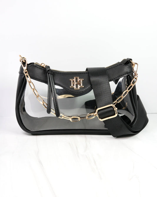 Black Clear Cassidy Crossbody