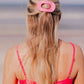 Paradise Pink Small Flat Round Hair Clip