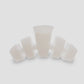 TELETIES Medium Coconut White Hair Clip