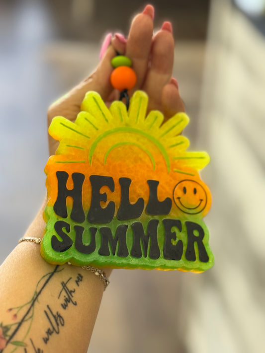Hello Summer Car Freshie-Leaves Scent