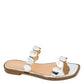 Corkys Round of Applause Silver Mirror Metallic Sandal