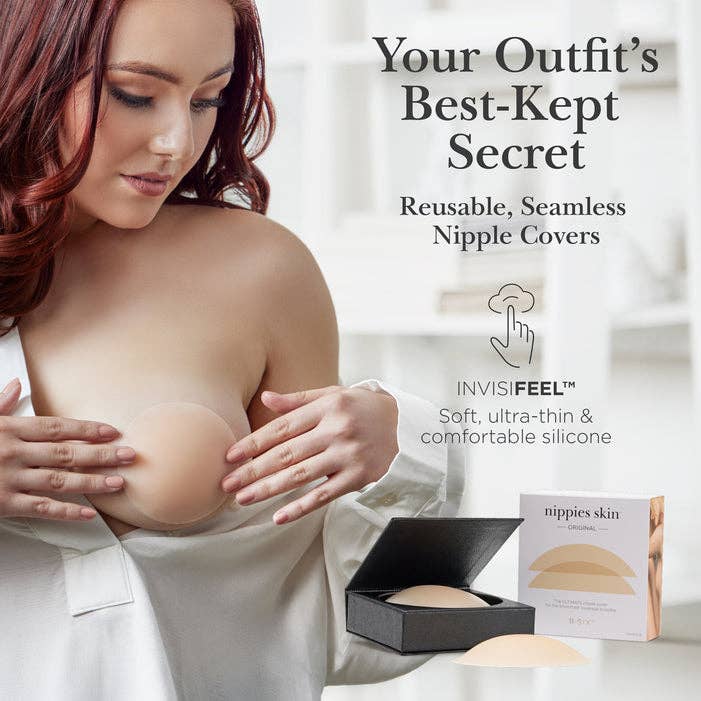 Nippies Skin Adhesive Nipple Covers: Creme / Size 1 (A-C cups)