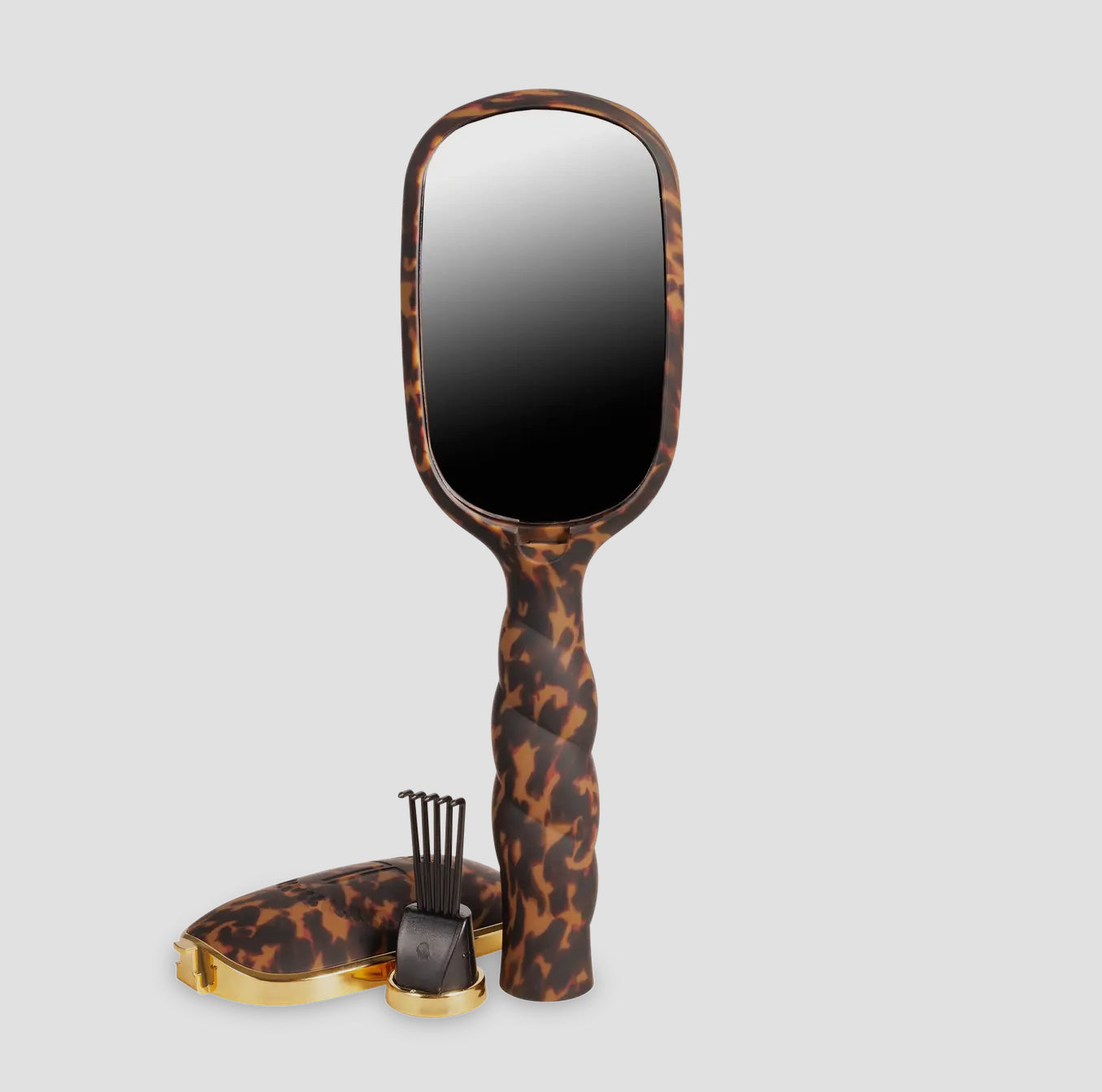 TELETIES Tortoise Detangler Hair Brush for Thick Hair