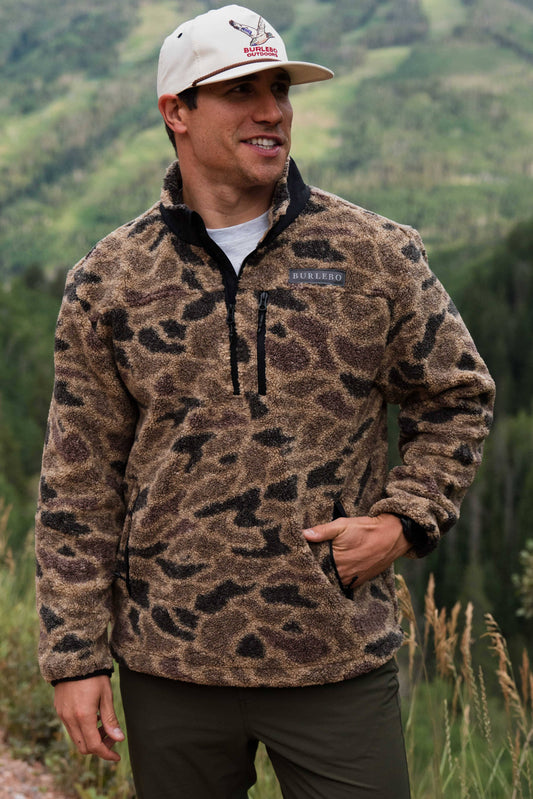 Rocky Mountain Camo Sherpa Quarter-Zip