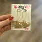 Gold Fan Dangle Earrings - The Artsy Girl