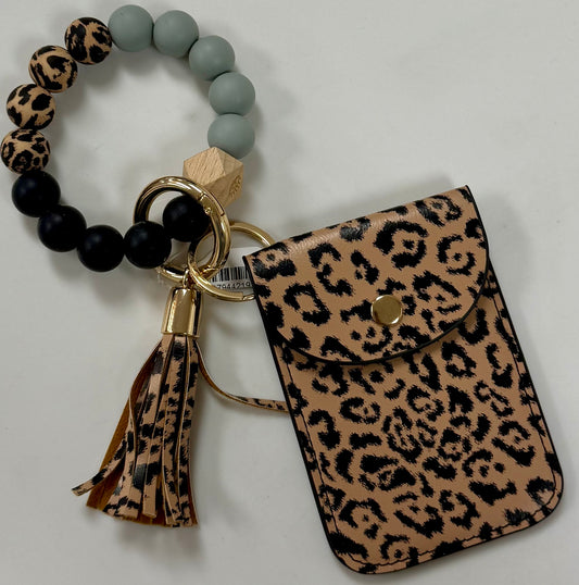 Cheetah Wallet Keychain