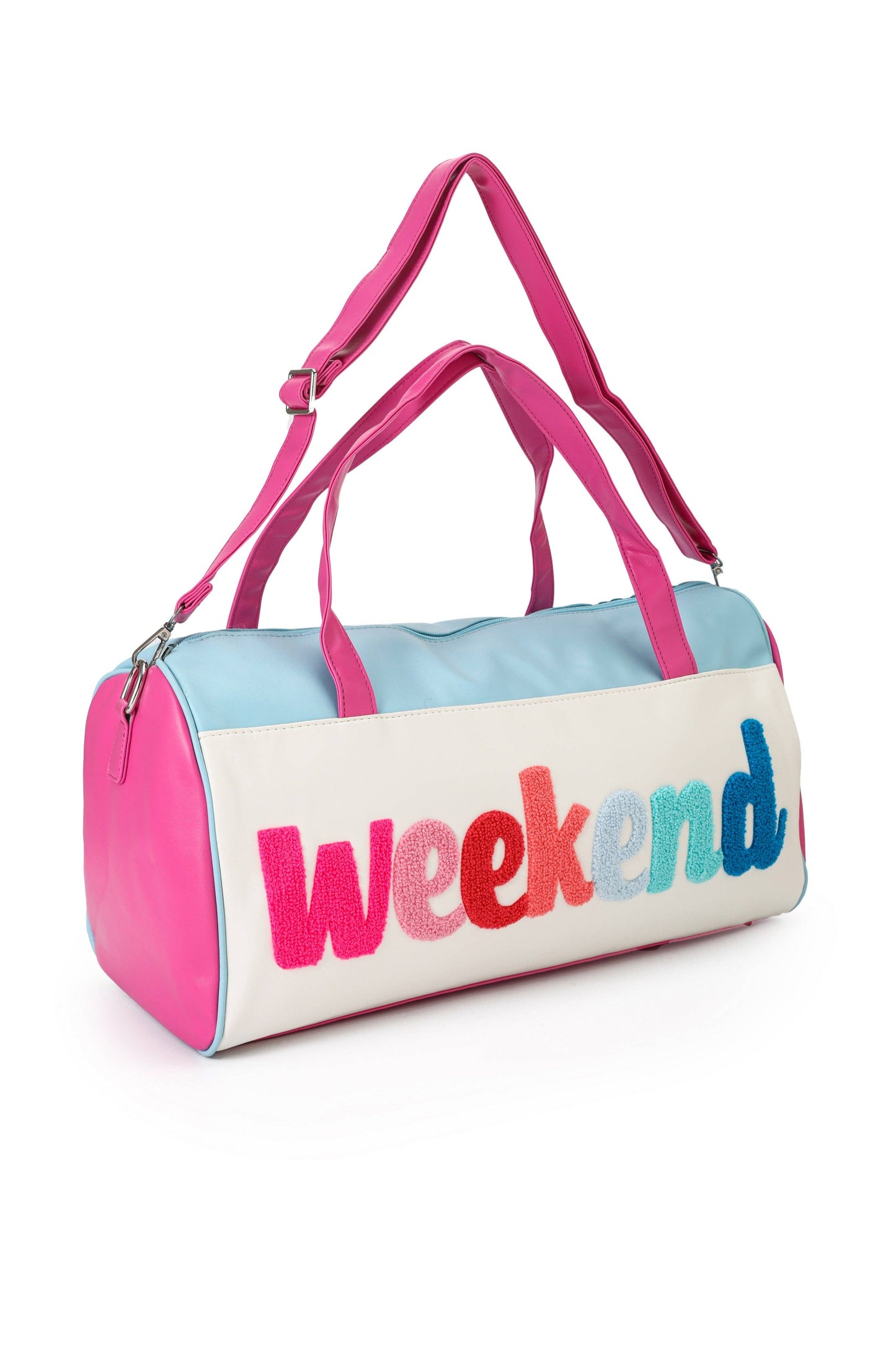 Weekend Embroidery Duffel Bag