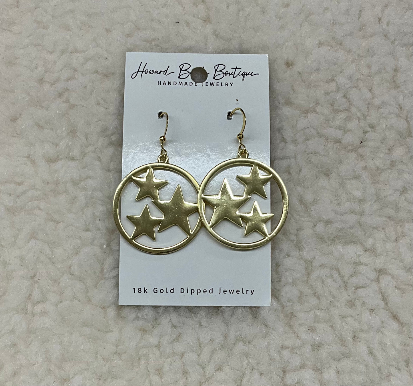 Gold Star Earrings