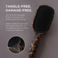 TELETIES Tortoise Detangler Hair Brush for Thick Hair