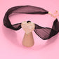 Pearl Heart Sheer Lace Chain Necklace
