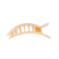 Flat Rectangle Hair Clip | Medium | Almond Beige
