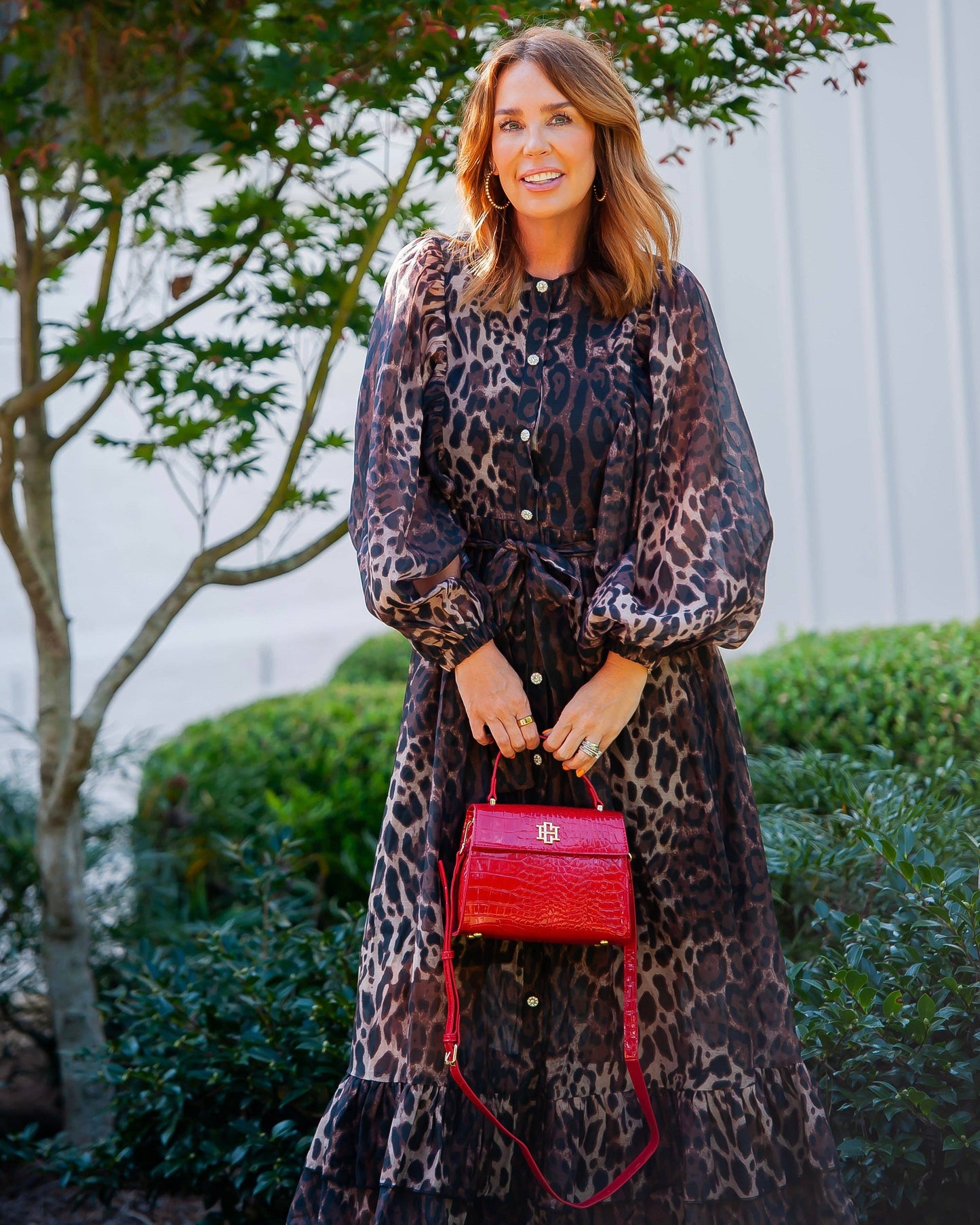 Red Patent Vivienne Handbag