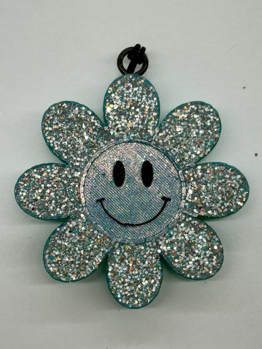 Smiley Sparkle Flower Car Freshie - Sweet Grace