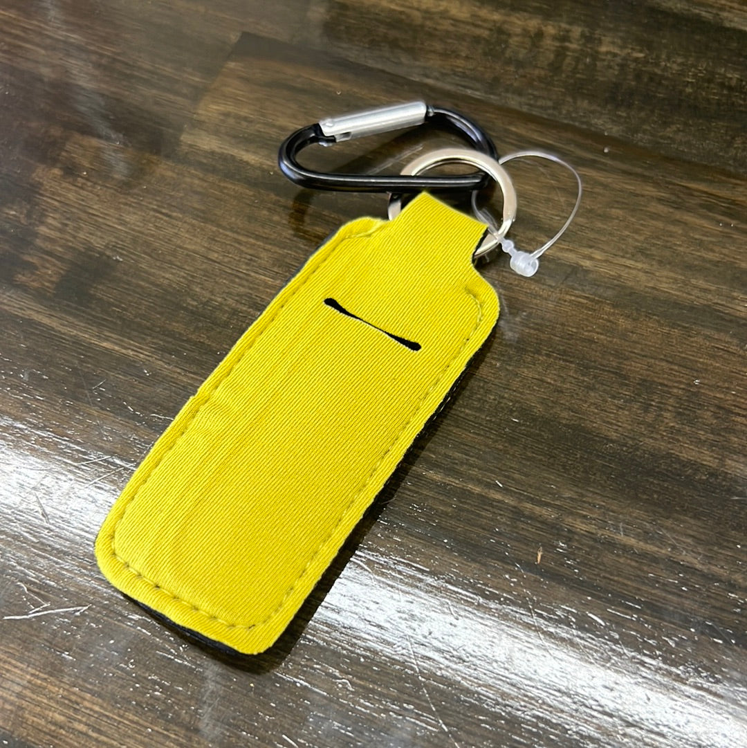 Keychain Solid Chapstick Holder