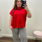 Black & White High Rise Wide Leg Stripe Pants