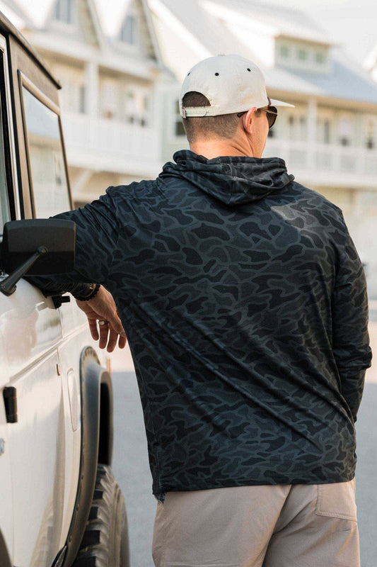 Black Camo Performance Hoodie