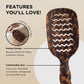 TELETIES Tortoise Vented Hair Brush