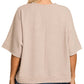 Plus Cocoa Double Knit Banded Top