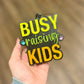 Busy Raising Kids Car Freshie - Black Cherry Leather
