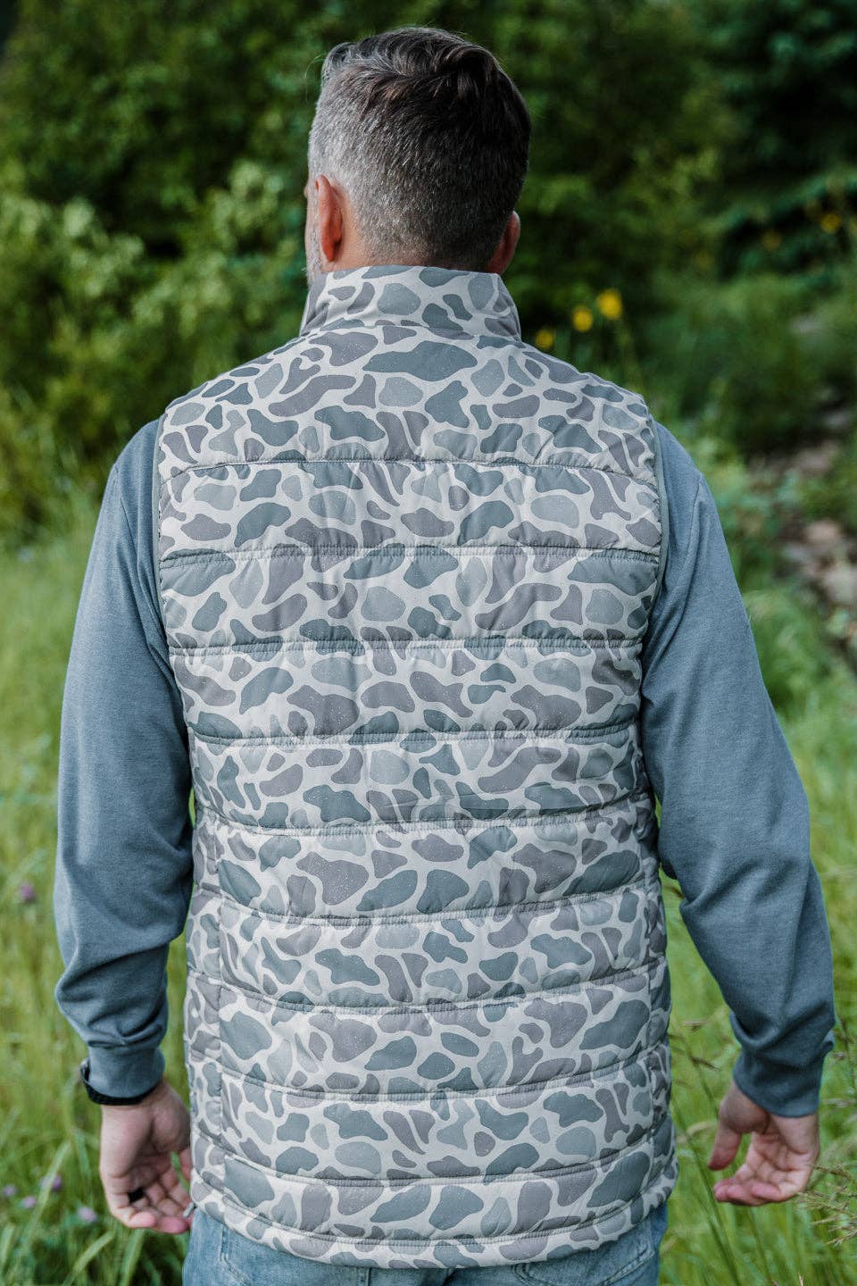 Classic Deer Camo Puffer Vest