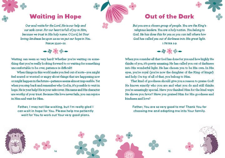 God Is So Good: Devotions and Prayers for Girls