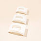 Flat Rectangle Hair Clip | Small | Coconut White