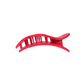 Flat Hair Clip | Small | Red Heart to Heart