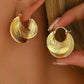 Gold Geometric Hoop Earrings